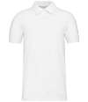 KB2025 K2025 Kariban Organic 180 Piqué Polo Shirt White colour image